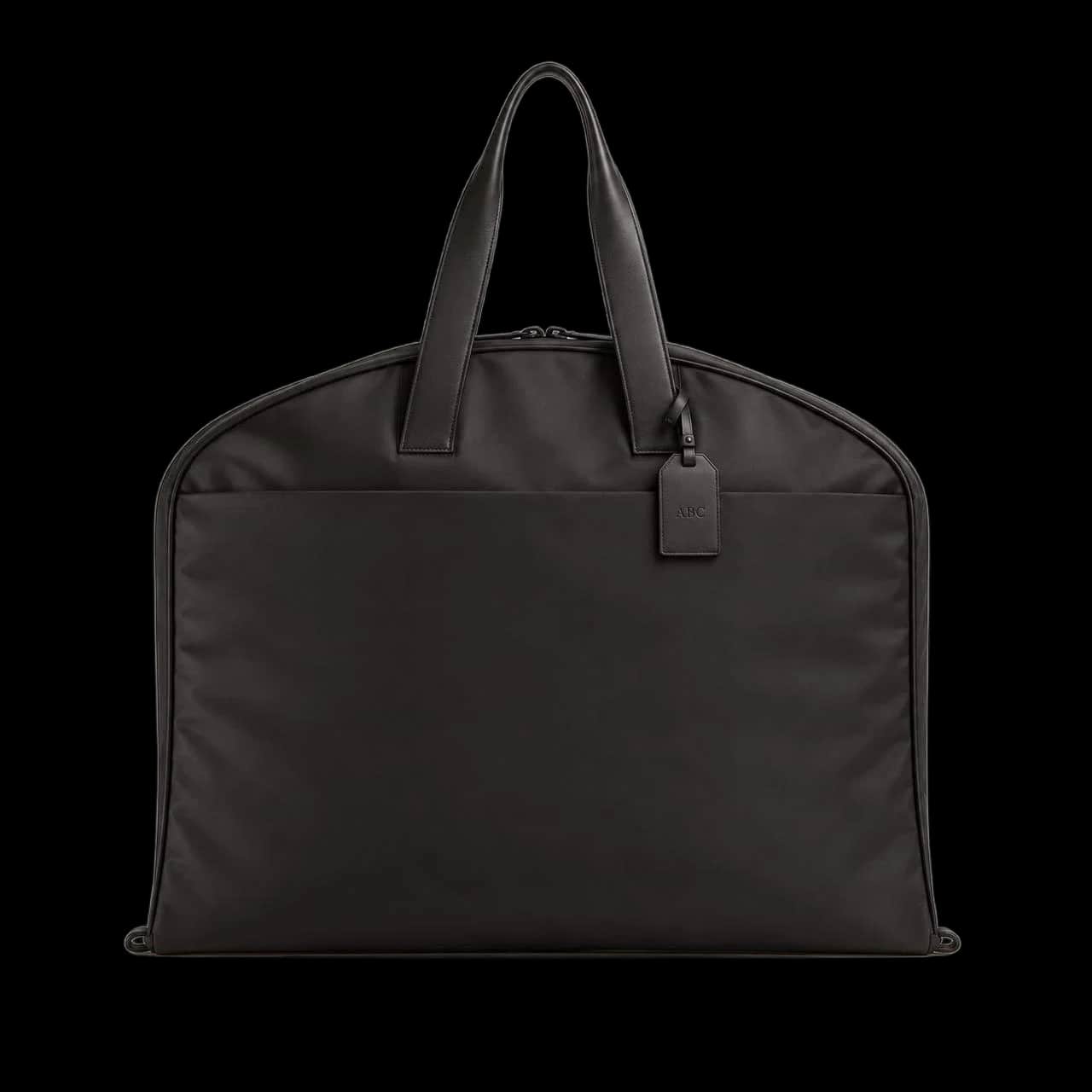 Black Fold-Over Garment Bag