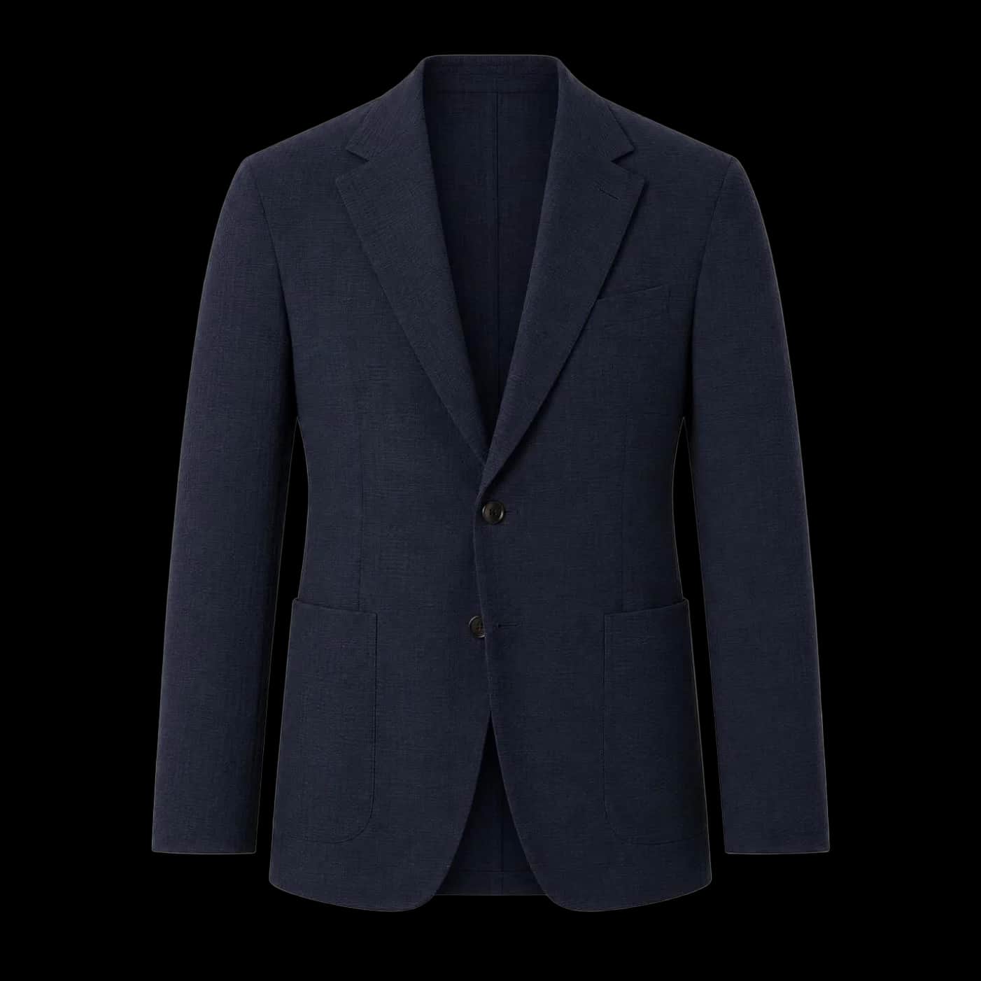 Deep Navy Textured Everyday Blazer