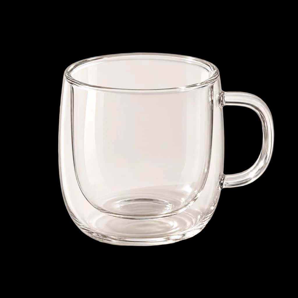 Double-Wall Glass Coffee Cup