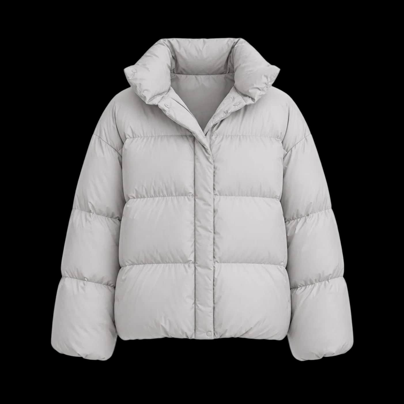Dove Grey Relaxed Pillow Puffer