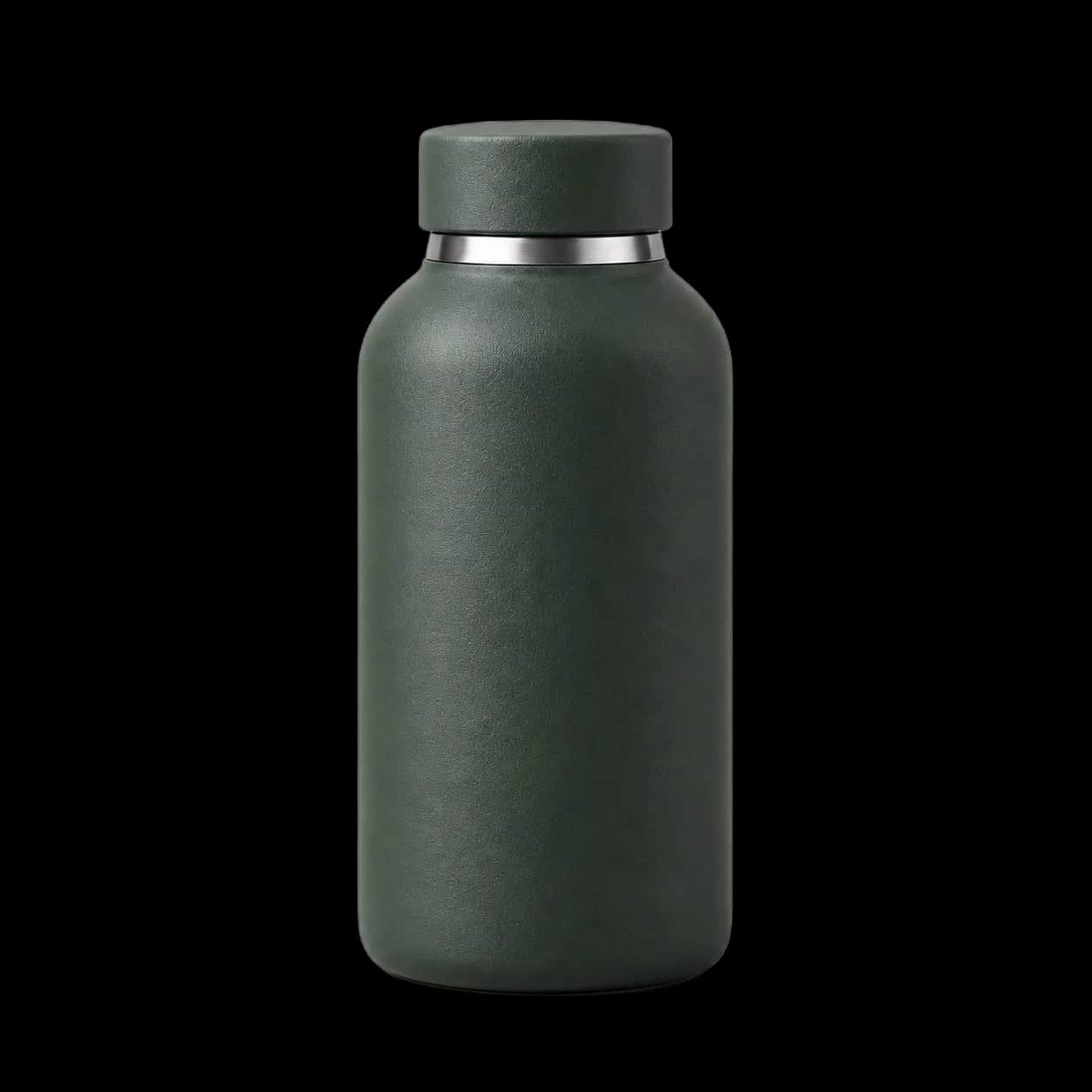 Forest Green Short Water Bottle
