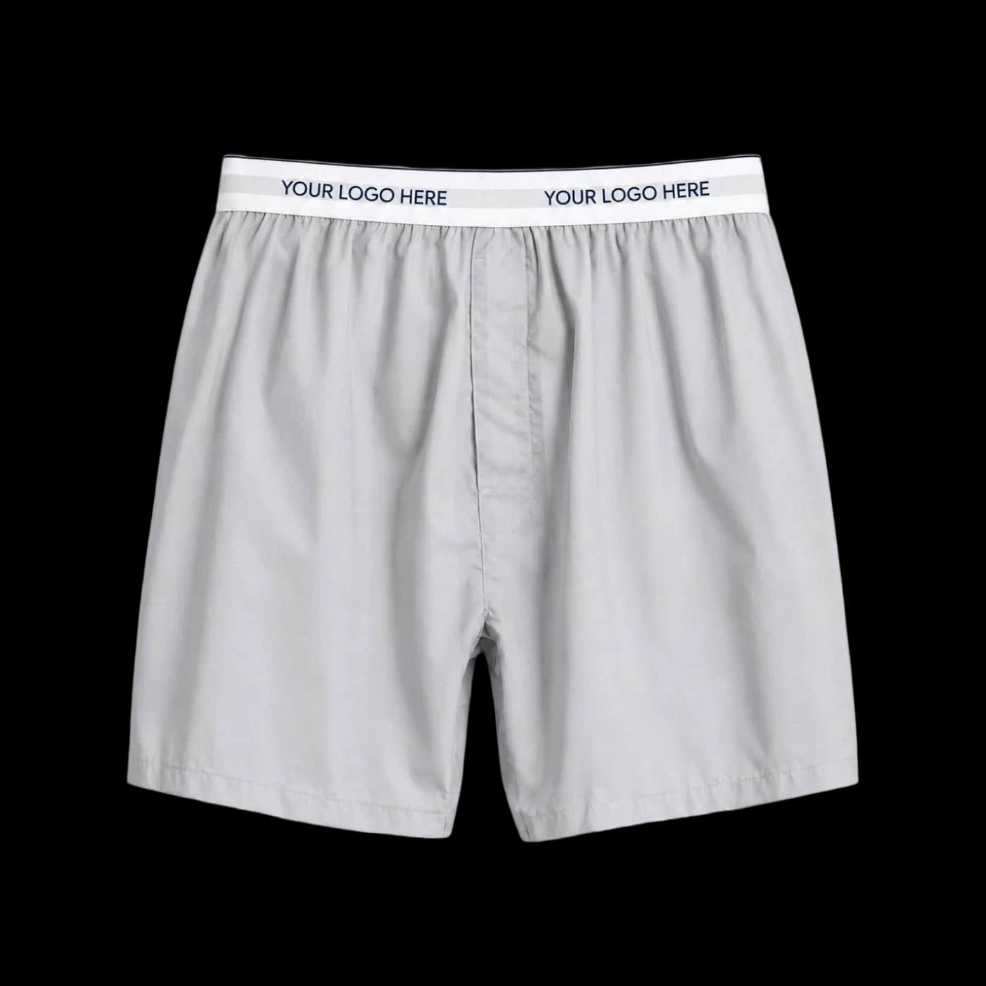 Grey Woven Boxer Shorts