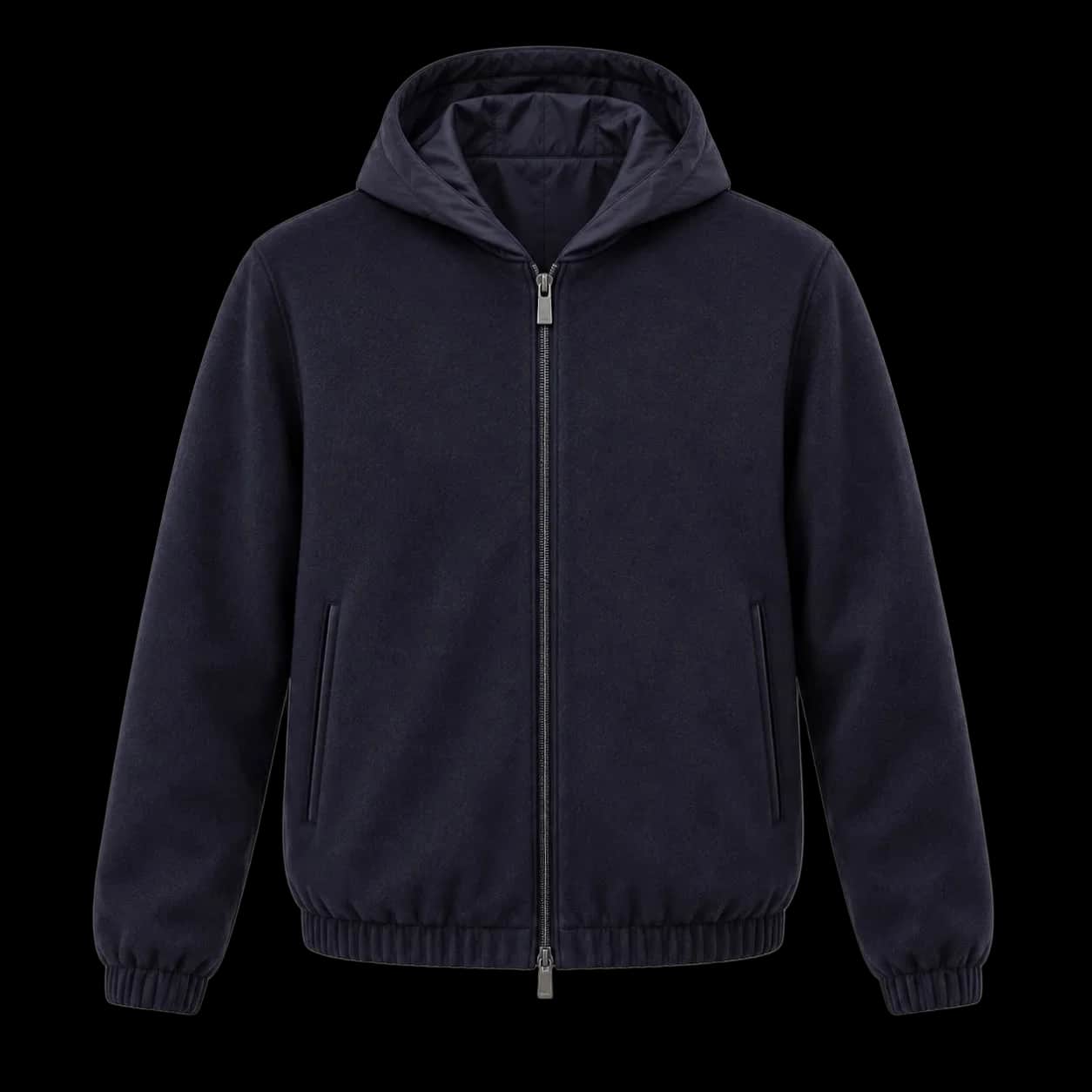 Navy Hooded Travel Blouson