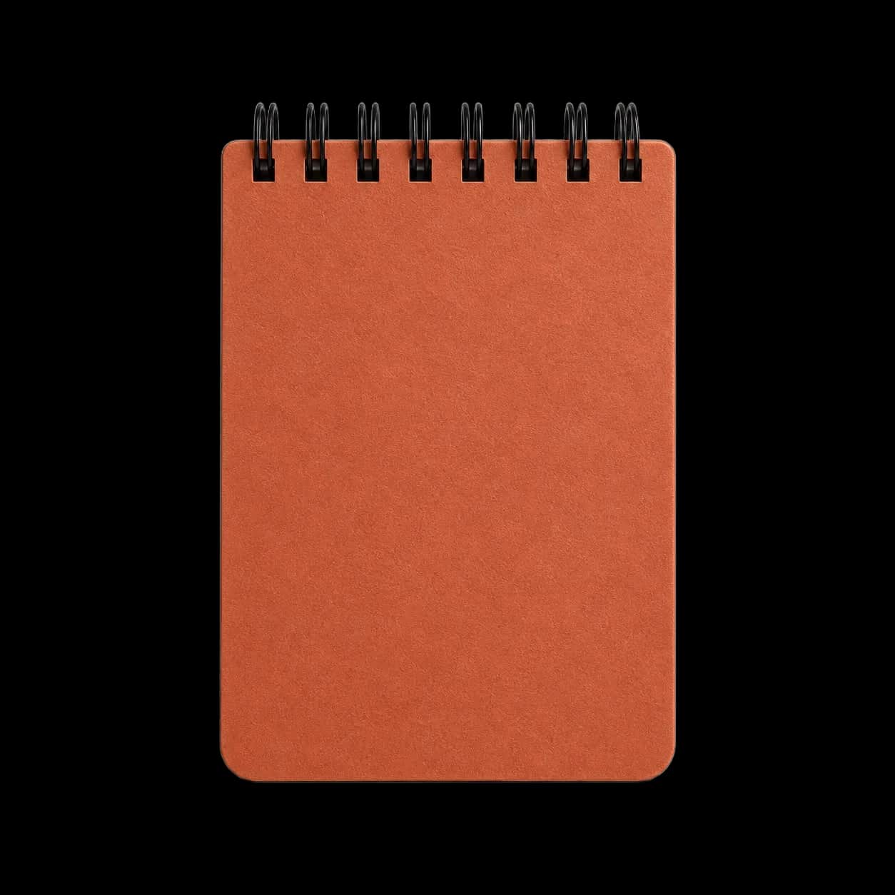 Orange Spiral Notebook