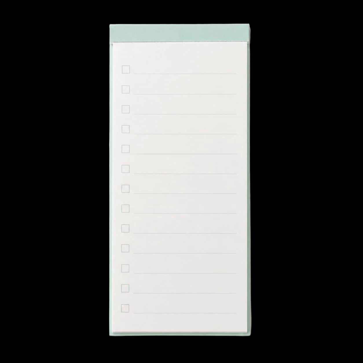 Pale Mint Slim List Pad