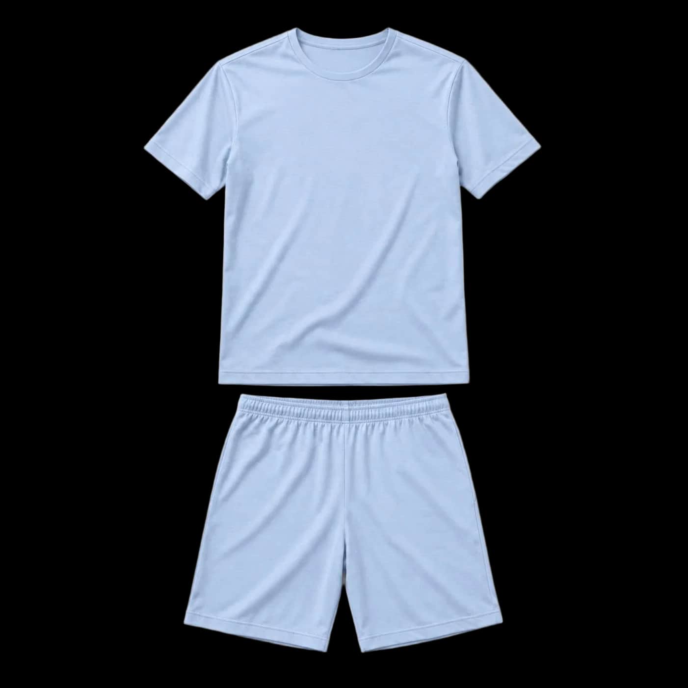 Powder Blue Essential T-Shirt & Shorts Set