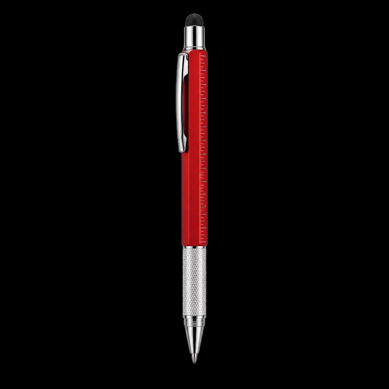 Red Stylus Pen With Ruler