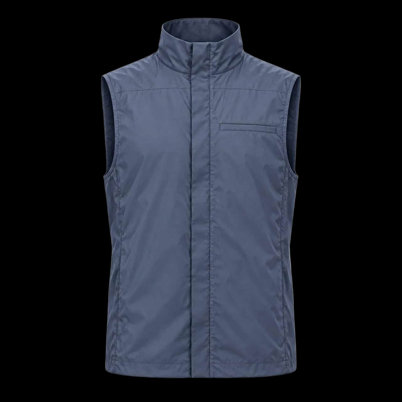 Slate Blue Technical Shell Vest