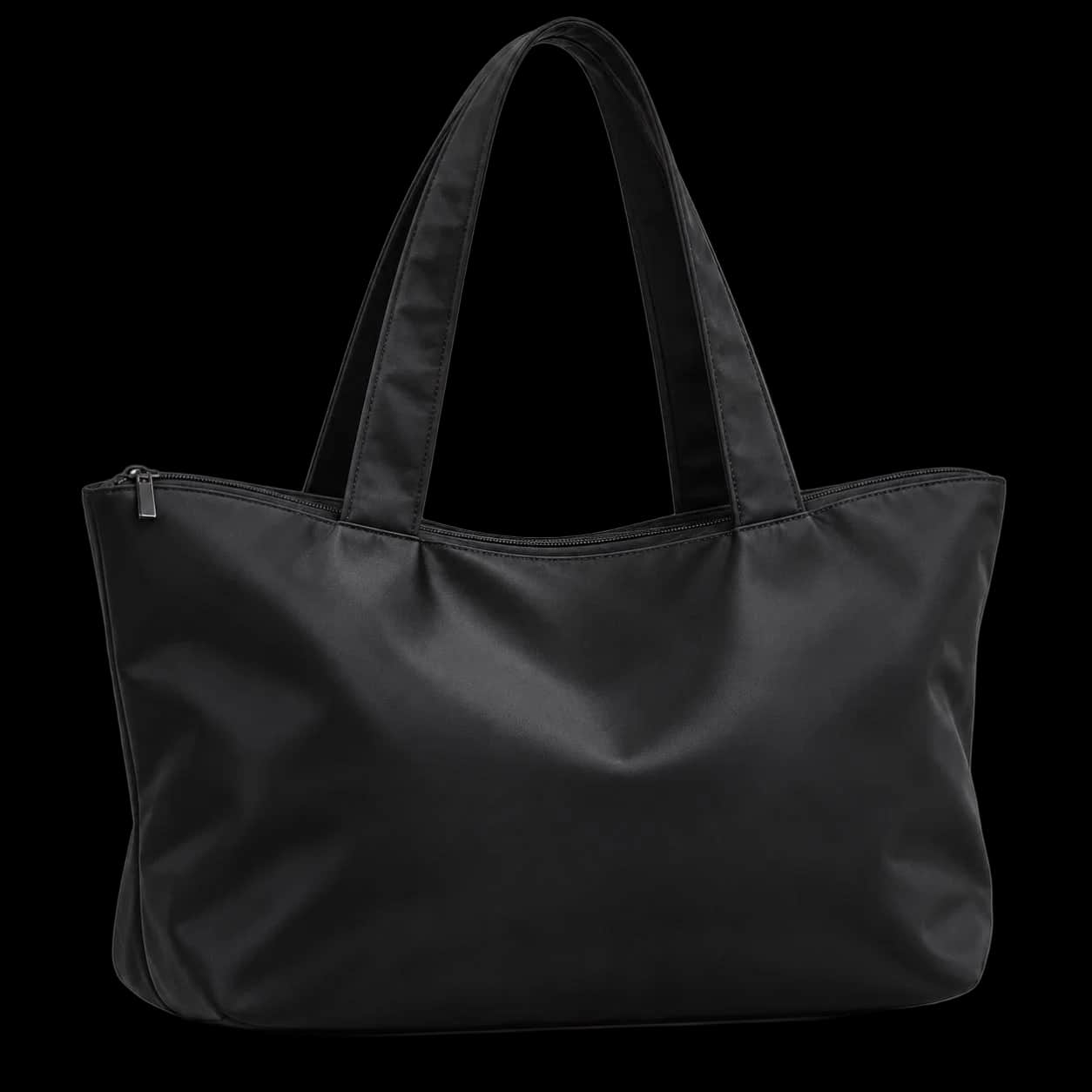 Soft Nylon Zip Tote
