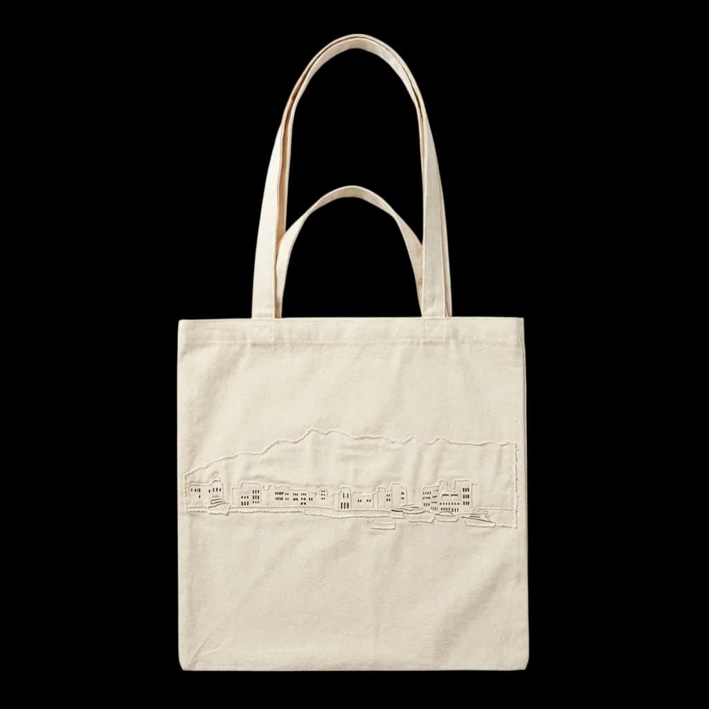 Coastal Raw Edge Tote